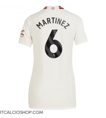 Manchester United Lisandro Martinez #6 Terza Maglia Femmina 2023-24 Manica Corta